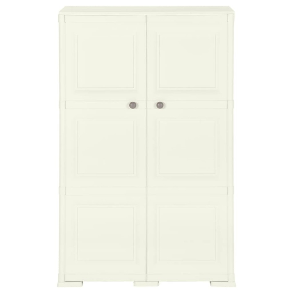 Armario de plástico diseño madera Vanila Ice 79x43x125