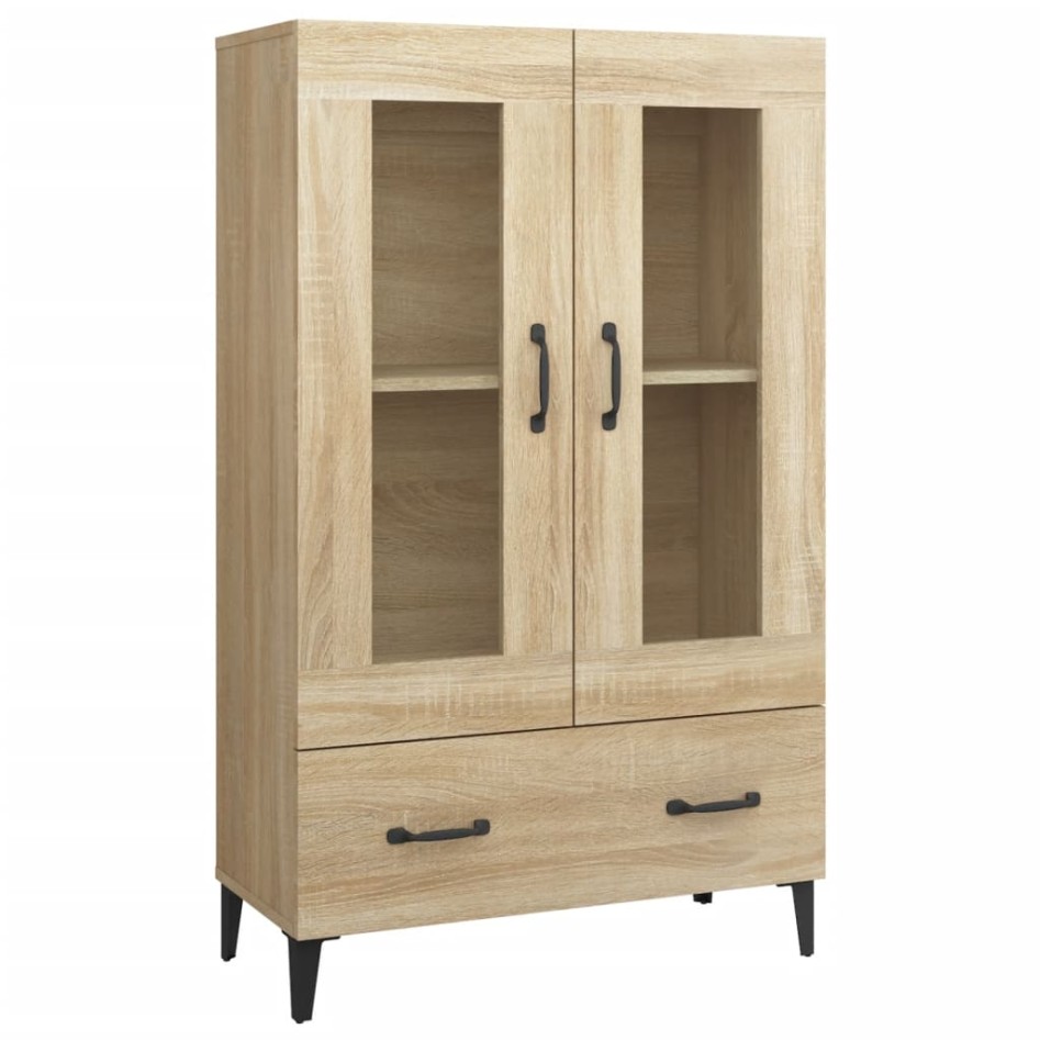 Aparador madera contrachapada roble Sonoma 70x31x115
