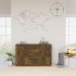 Aparador madera contrachapada color roble ahumado 120x36x69