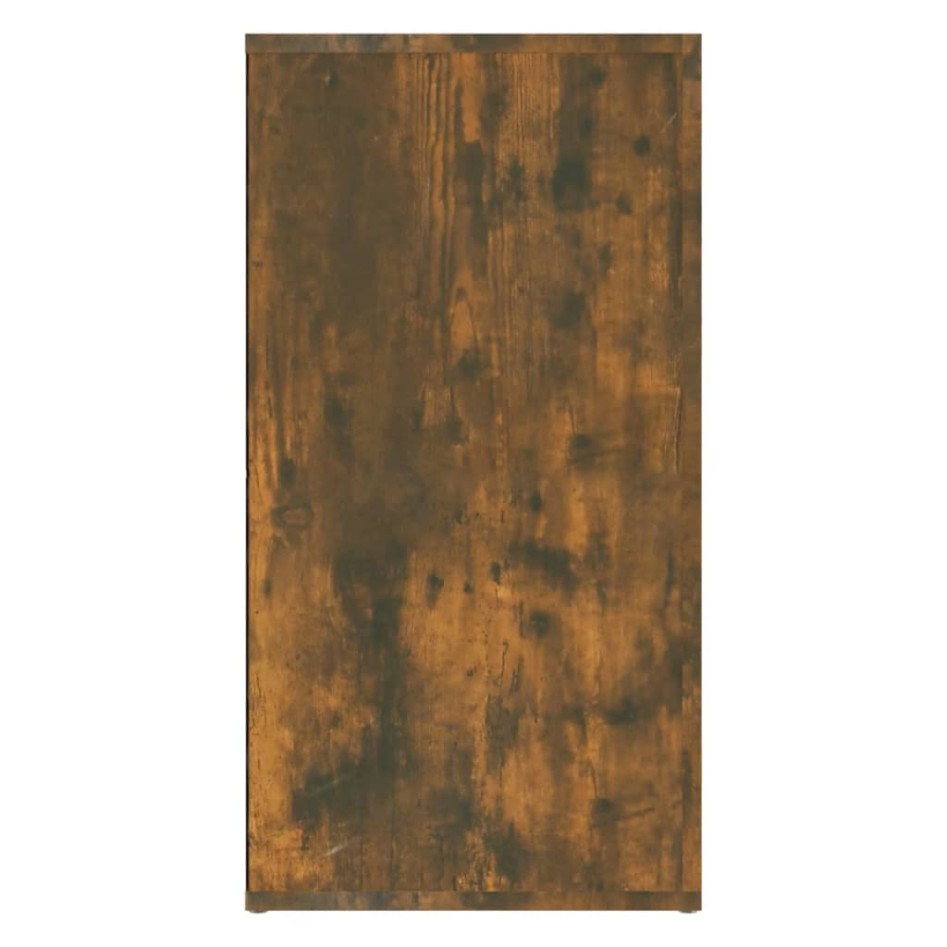 Aparador madera contrachapada color roble ahumado 120x36x69