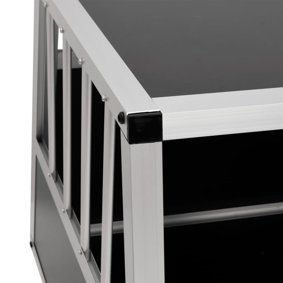 Jaula de perro con puerta doble 89x69x50