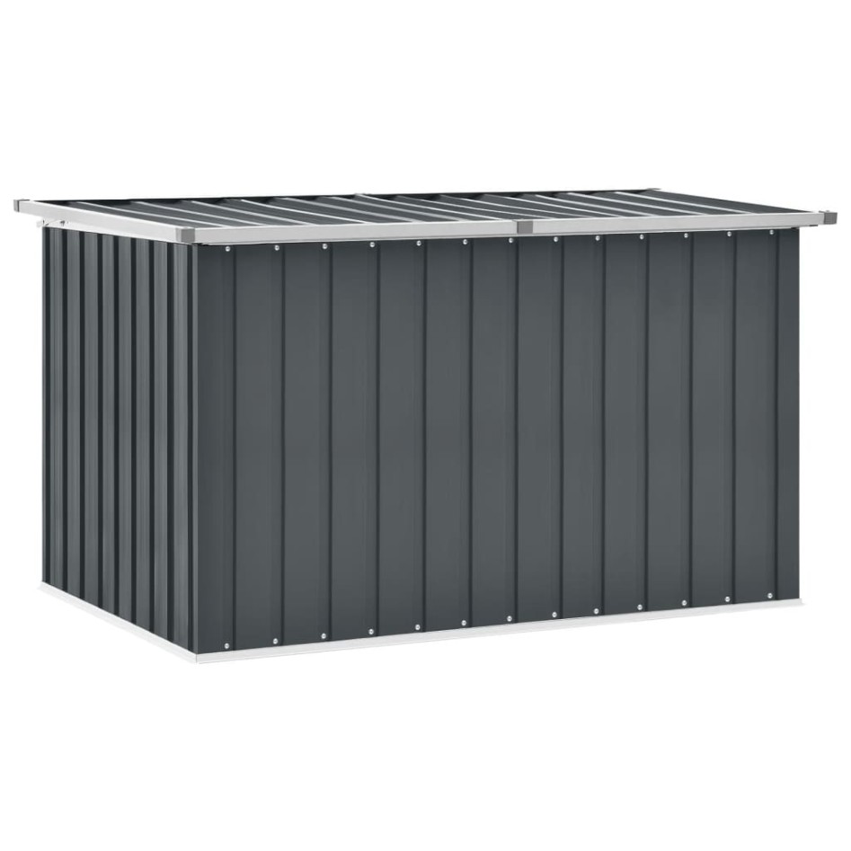 Caja de almacenaje para jardín gris 149x99x93