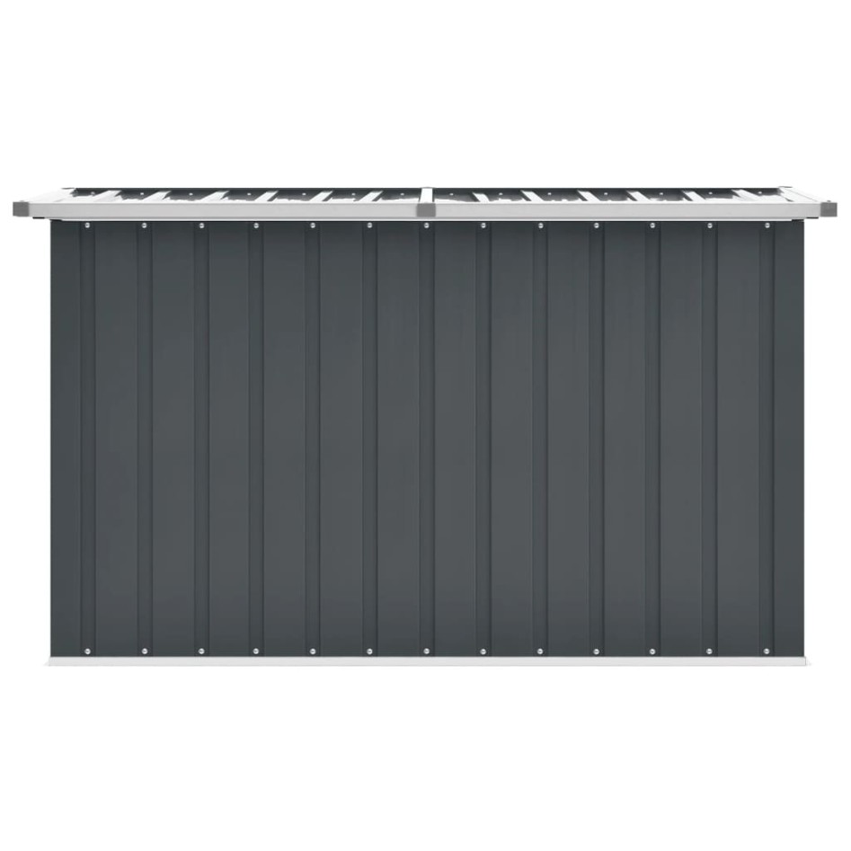 Caja de almacenaje para jardín gris 149x99x93