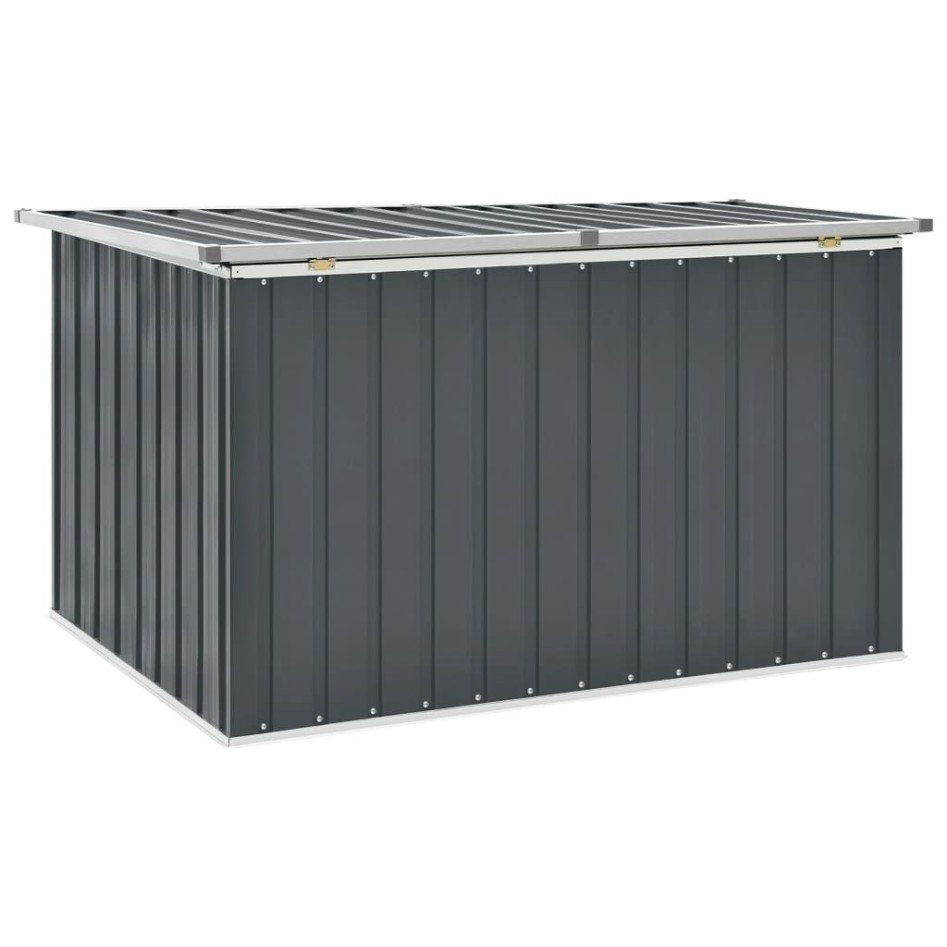 Caja de almacenaje para jardín gris 149x99x93