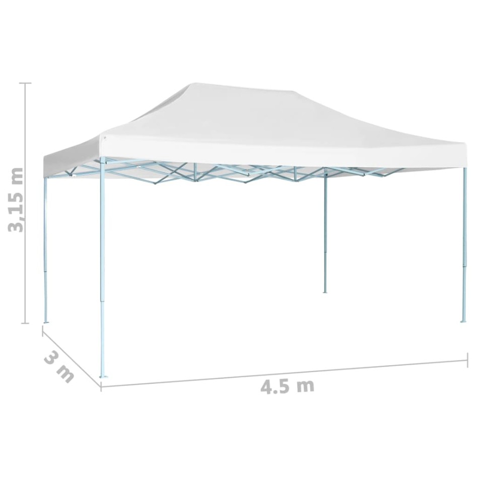 Carpa para celebraciones plegable blanco 3x4,5
