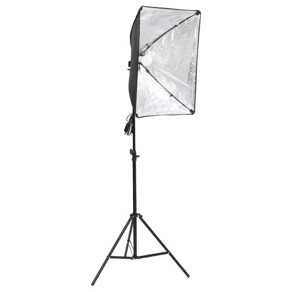 Kit iluminación de estudio fotográfico con fondos y