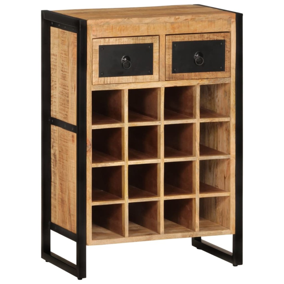 Botellero para 16 botellas madera maciza de