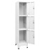Armario taquilla con 3 compartimentos 38x45x180