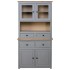 Aparador madera maciza pino estilo Panamá gris 93x40,5x180
