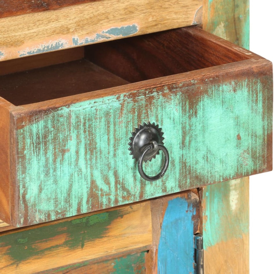 Aparador de madera maciza reciclada 70x35x65