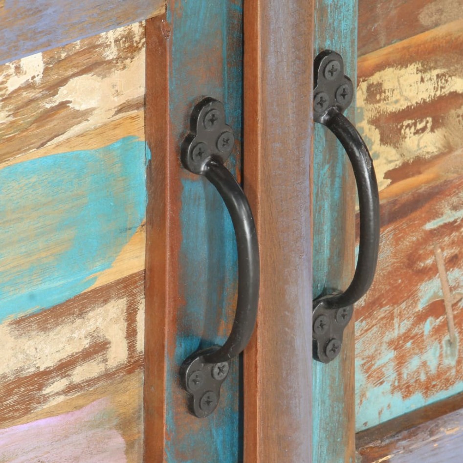 Aparador de madera maciza reciclada 70x35x65