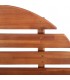 Silla Adirondack de madera maciza de acacia