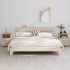 Mesitas noche 2 uds HAMAR pino macizo marrón miel 40x35x62