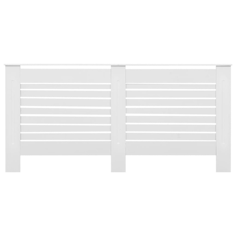 Cubierta para radiador MDF blanco 172x19x81,5
