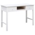 Escritorio de madera maciza de Paulownia blanco 108x45x76