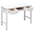 Escritorio de madera maciza de Paulownia blanco 108x45x76