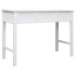 Escritorio de madera maciza de Paulownia blanco 108x45x76