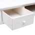 Escritorio de madera maciza de Paulownia blanco 108x45x76