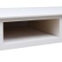 Escritorio de madera maciza de Paulownia blanco 108x45x76
