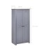 Armario madera maciza pino gris Panamá Range 80x50x171,5