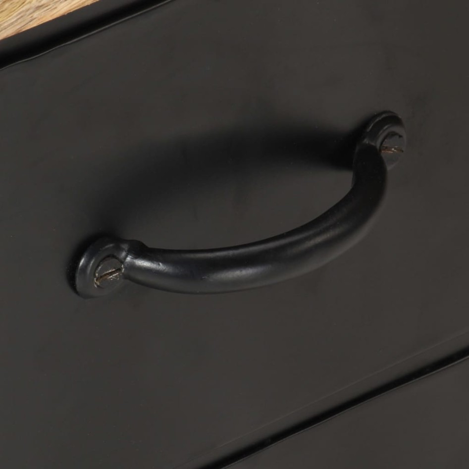 Mueble para TV de madera maciza de mango rugosa 90x30x41