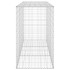 Muro de gaviones con cubiertas acero galvanizado 200x60x100