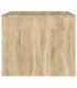Mesa de centro madera contrachapada roble Sonoma 80x50x40 cm