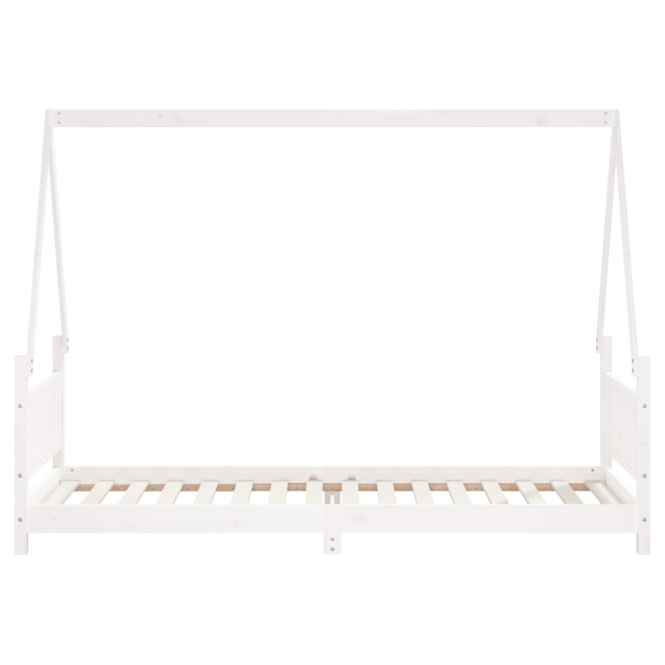 Estructura de cama para niños madera de pino blanco 80x200