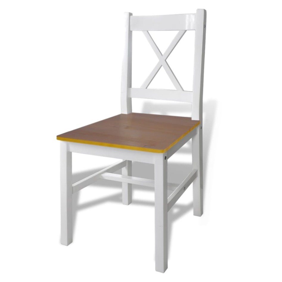 Juego de muebles de comedor 5 piezas marrón y