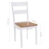 Sillas de comedor 4 unidades madera maciza de caucho