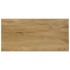 Mesa de comedor de madera maciza de mango y acero 115x55x76