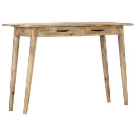 Mesa consola de madera maciza de mango rugosa 115x40x75