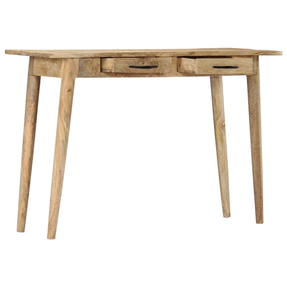 Mesa consola de madera maciza de mango rugosa 115x40x75