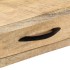 Mesa consola de madera maciza de mango rugosa 115x40x75
