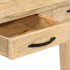 Mesa consola de madera maciza de mango rugosa 115x40x75