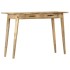 Mesa consola de madera maciza de mango rugosa 115x40x75