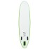 Juego de tabla paddle surf inflable verde y