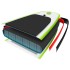 Juego de tabla paddle surf inflable verde y