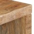 Set de 2 mesas de centro de madera maciza de