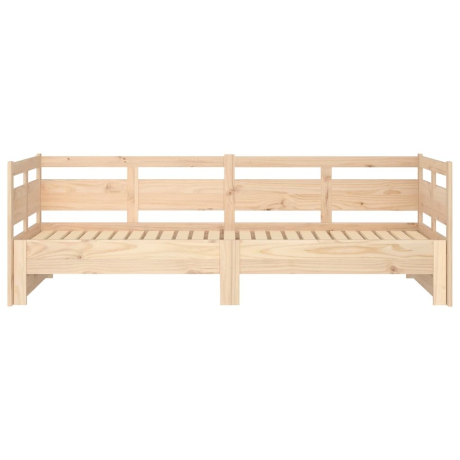 Sofá cama extraíble madera maciza de pino 2x(90x190)