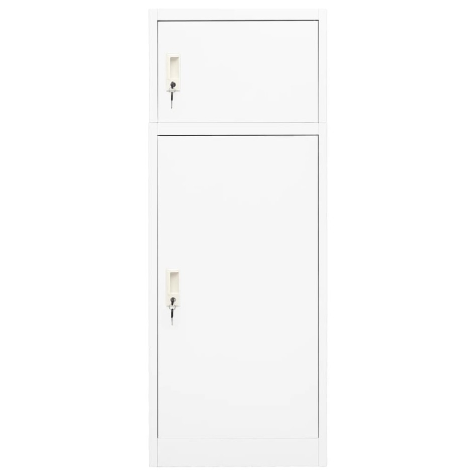 Armario para sillas de montar acero blanco 53x53x140