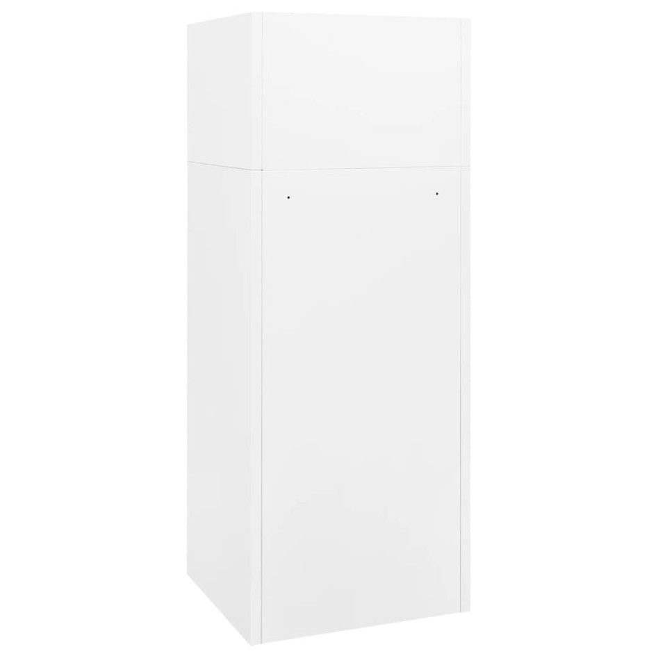 Armario para sillas de montar acero blanco 53x53x140
