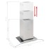Campana extractora de techo 90 cm acero inoxidable 756 m³/h