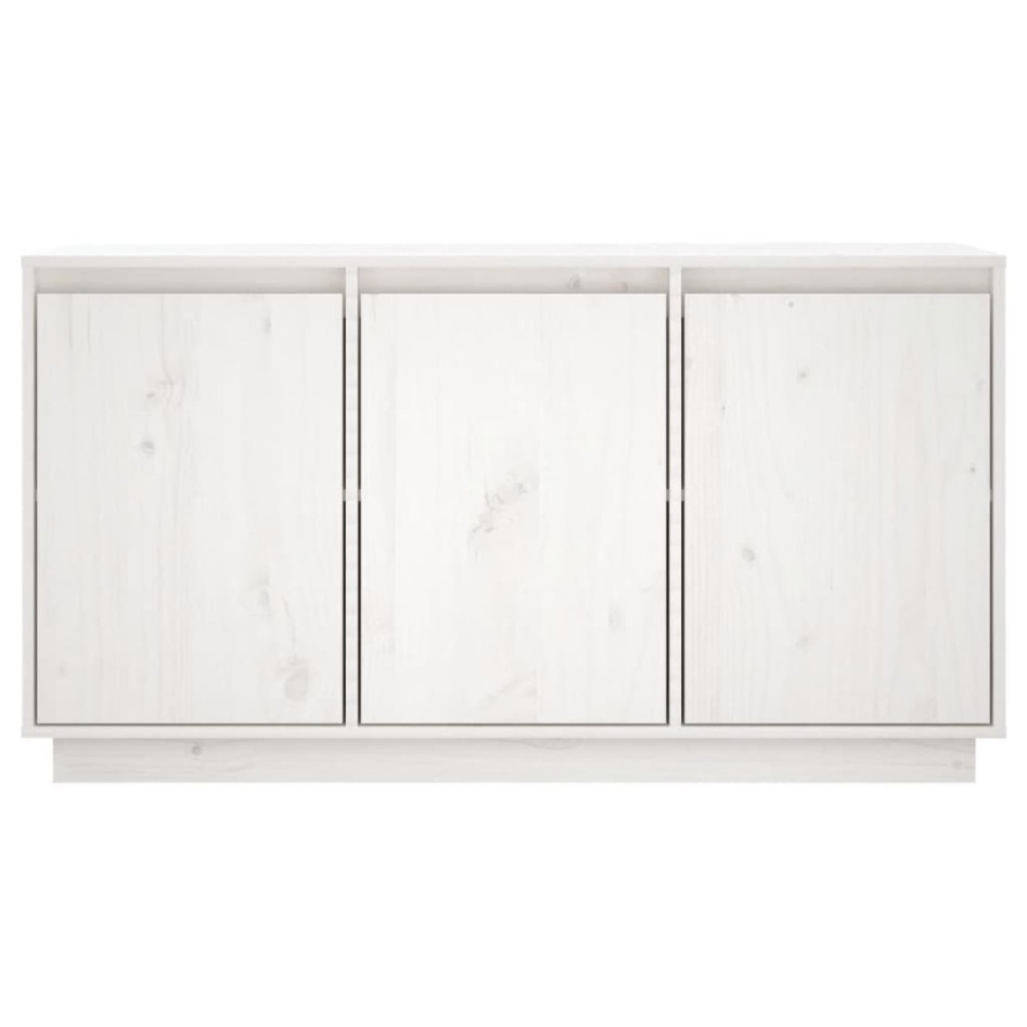 Aparador de madera maciza de pino blanco 111x34x60