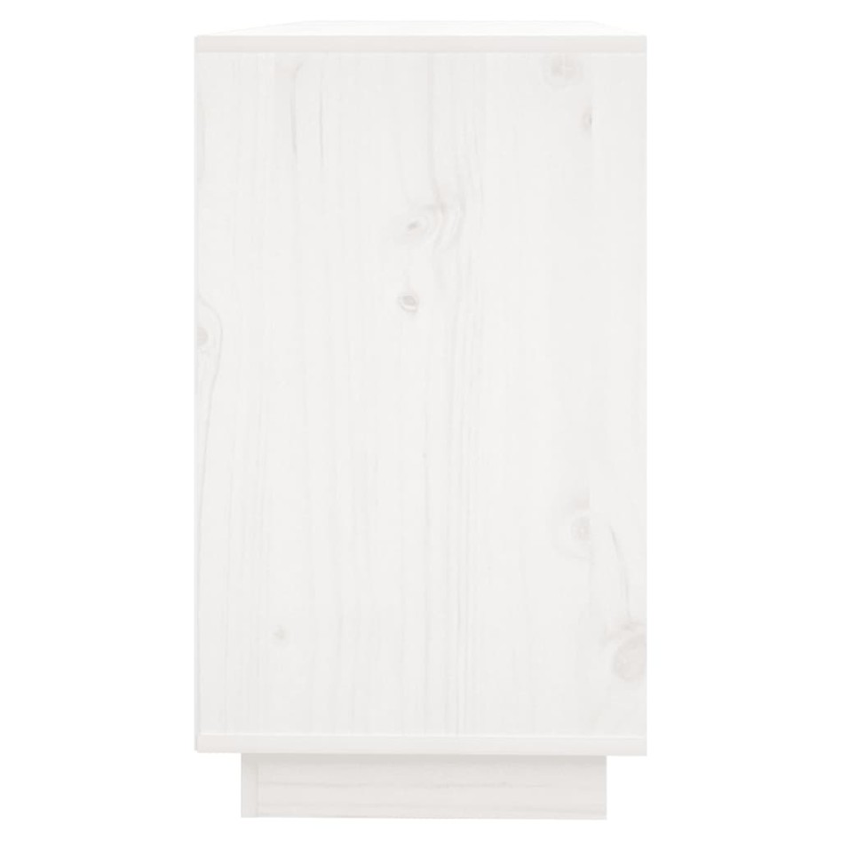 Aparador de madera maciza de pino blanco 111x34x60