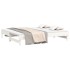Sofá cama extraíble madera maciza de pino blanco 2x(90x200)
