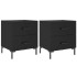 Mesitas de noche 2 uds madera ingeniería negro 40x35x47,5