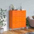 Armario de almacenamiento acero naranja 80x35x101,5