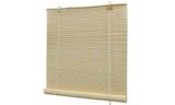 Persiana enrollable de bambú color natural 100x220 cm