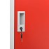 Armarios taquilla 2 uds de acero gris y rojo 90x45x92,5